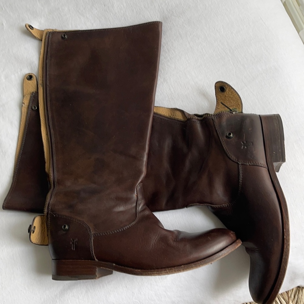 Frye wide calf boots